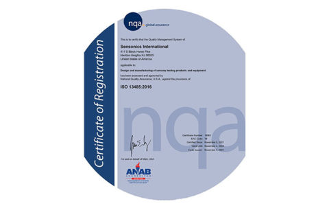 Sensonics International 获得 ISO 13485 认证